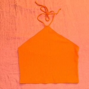 Reformation cropped halter top